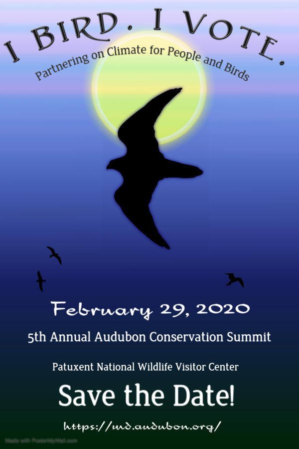 Register now for our 5th Annual "I Bird, I Vote" Bird Conservation